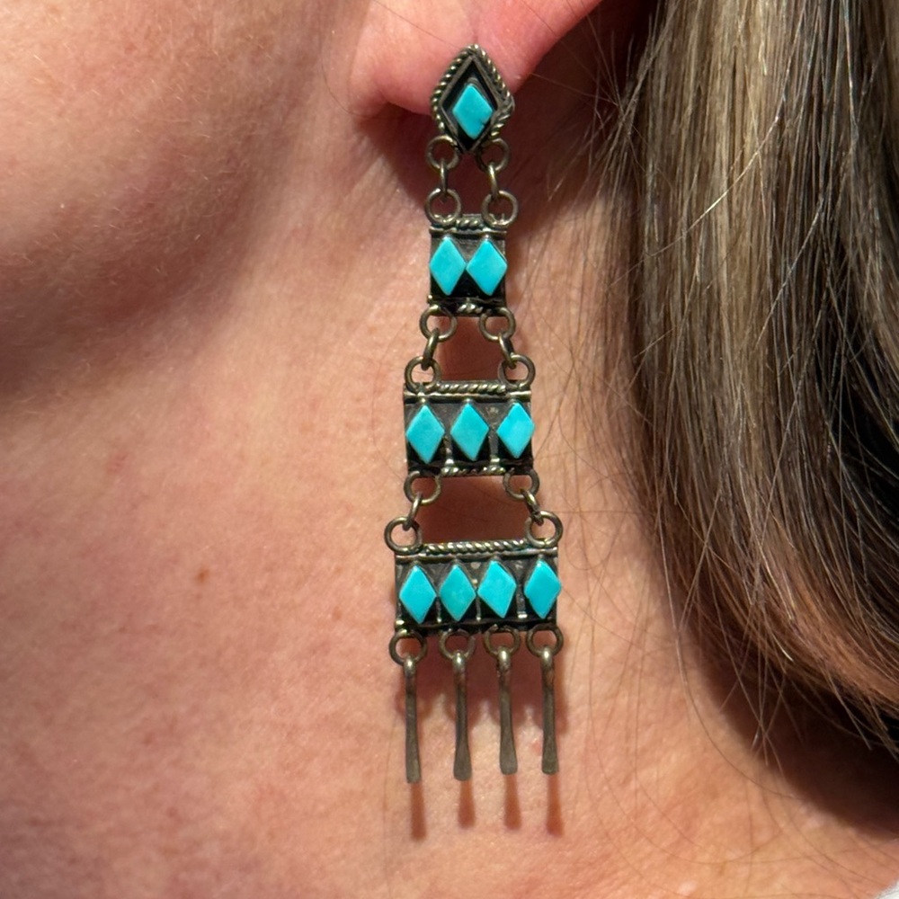 Turquoise Dangle Earrings